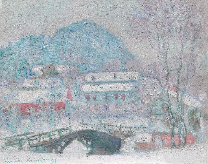 莫奈《挪威桑德维卡》（Sandvika, Norway）