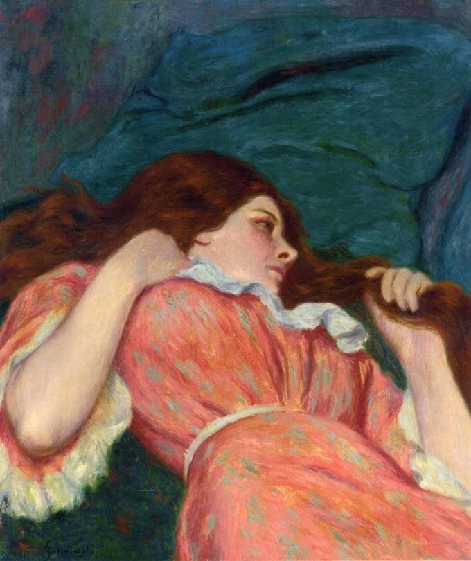 意大利印象派画家Federico Zandomeneghi作品欣赏