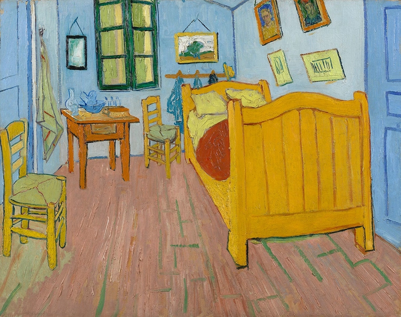 梵高的“卧室”一个画了三幅（Van Gogh's Bedrooms）