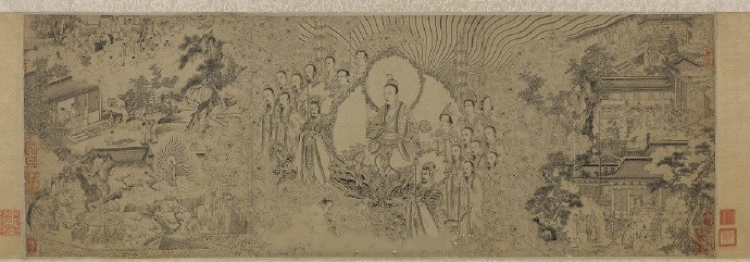 南宋，梁楷《白描道君像图》