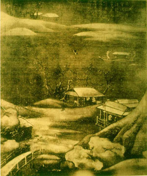 唐王维《雪溪图》《辋川图》