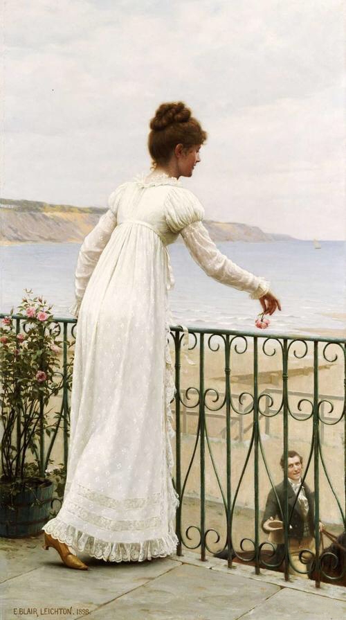Edmund Blair Leighton《A Favour》（恩惠）