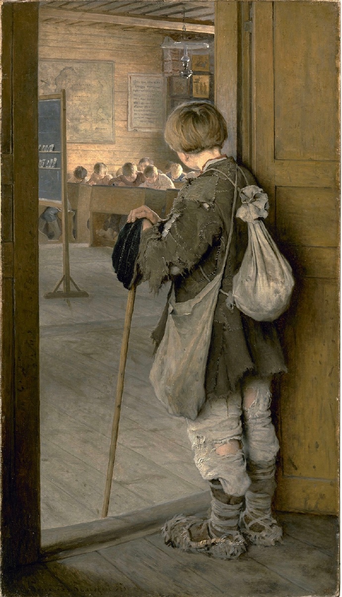 贝尔斯基《At the School Door》（学校的门槛）