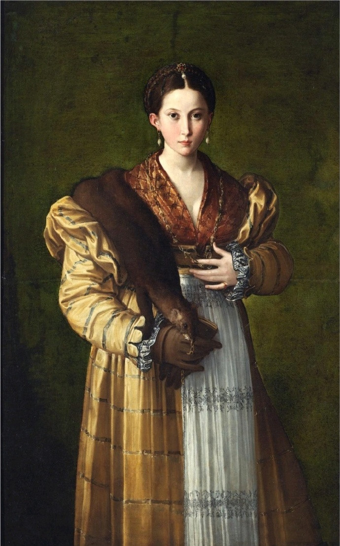 帕米贾尼诺《Portrait of a Young Woman》（年轻女人的肖像