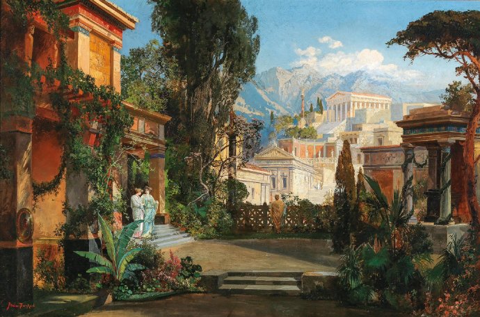 (1866)Hermann Burghart《A View Of An Anc