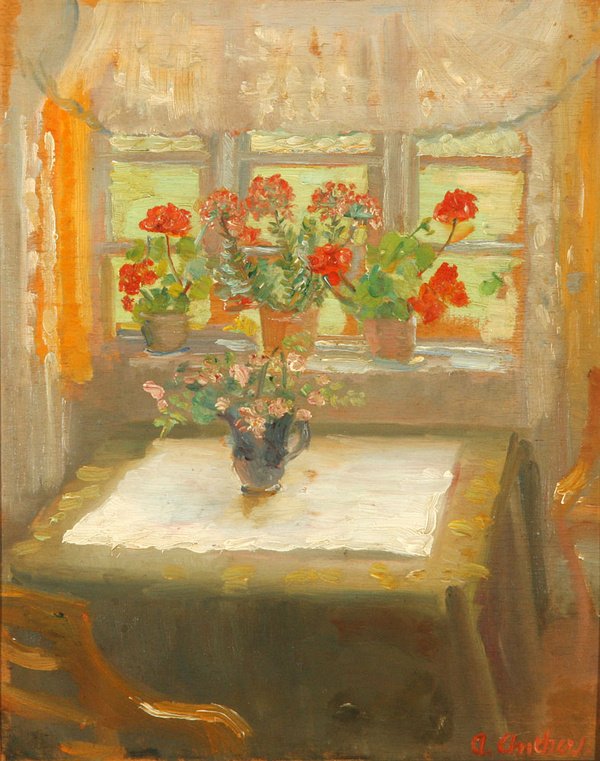 艺术家 Anna Ancher 油画作品