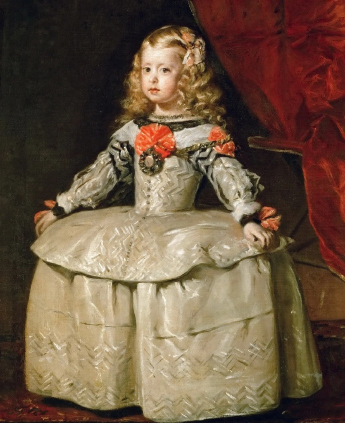 委拉斯贵支《The Infanta María Teresa》（玛丽亚&