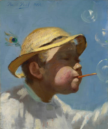 Paul peel《The Bubble Boy 》（吹泡泡男孩）
