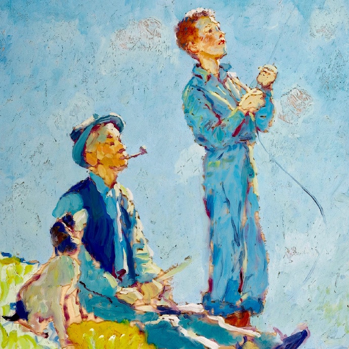 二十世纪早期著名画家及插画家诺曼·洛克威尔的部分插画作品