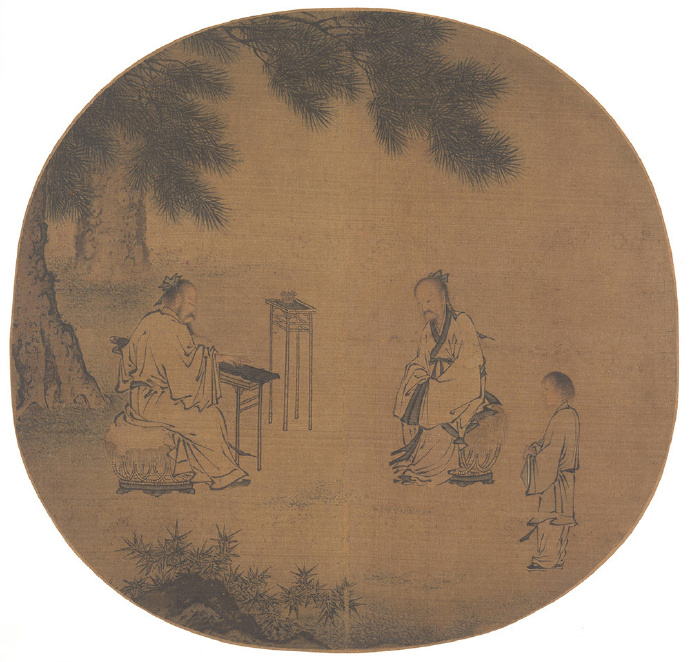  刘松年《松荫鸣琴图》