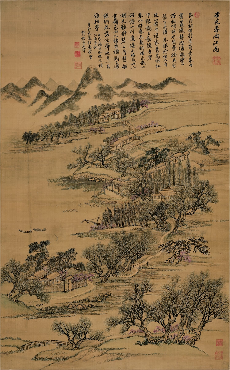 王王翚 《杏花春雨图》