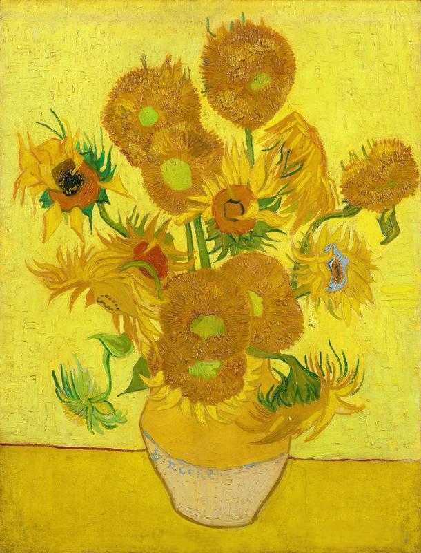 梵高《Sunflowers (F.458)》（向日葵F458）