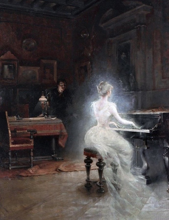 George Roux《Spirite》（灵魂）（1885）