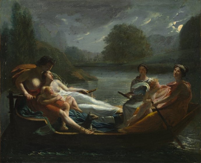 Pierre-Paul Prud'hon《幸福之梦》（1819年）