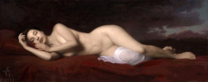 美国学院派画家Adrian.Gottlieb油画欣赏