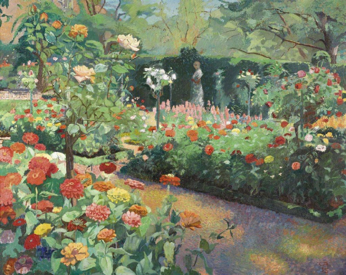 Cuno Amiet《盛夏花园》