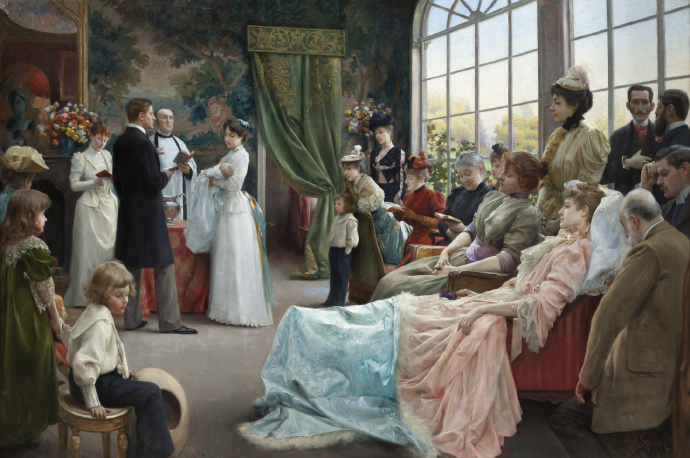 Julius Leblanc Stewart《The Baptism》（洗礼）