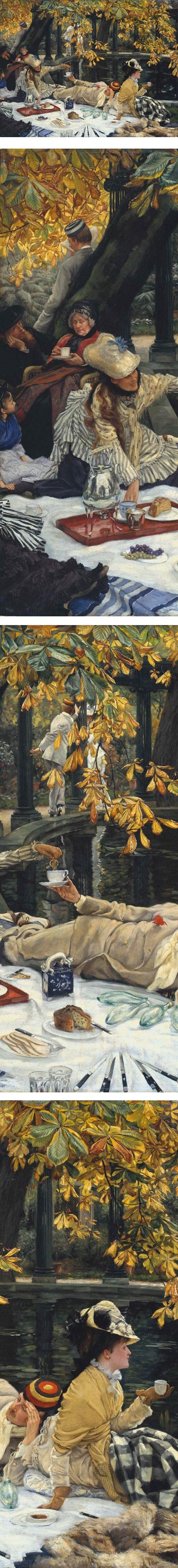 法国画家 James Tissot  Holyday假日