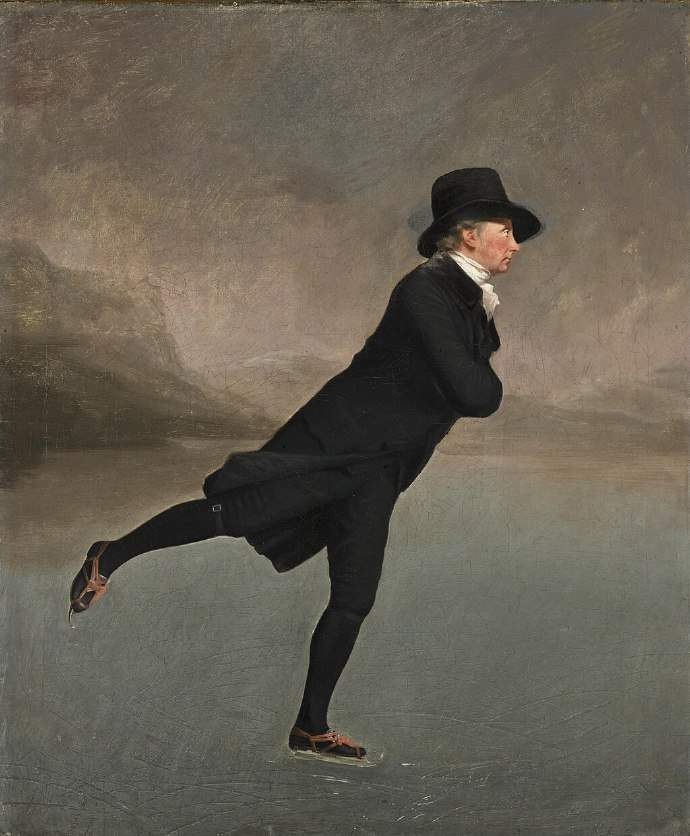 Henry Raeburn《罗伯特·沃克牧师在杜丁斯顿湖上滑冰》