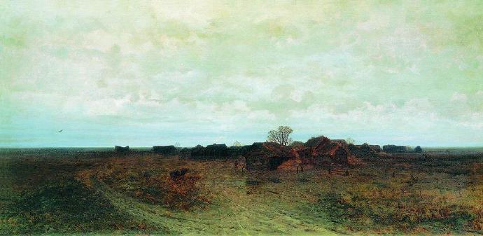 Arkhip Kuindzhi《Forgotten Village》（被遗忘的村