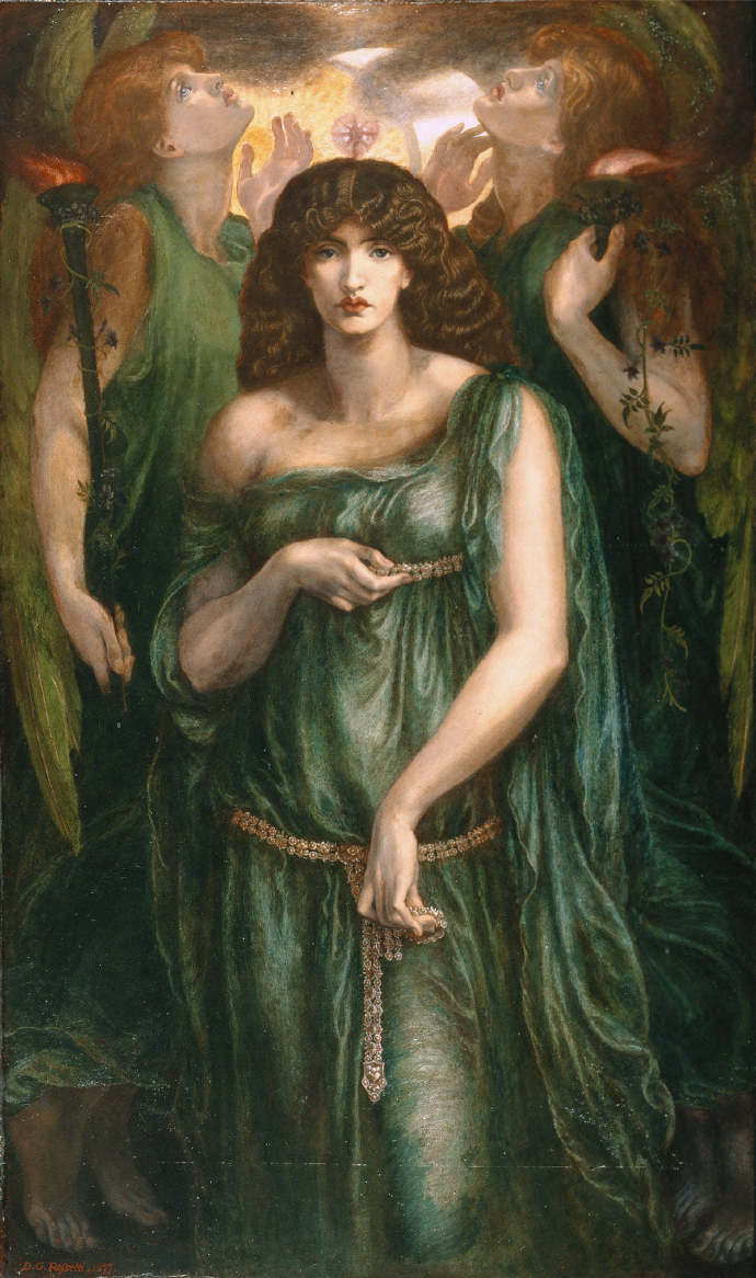 Dante Gabriel Rossetti《Astarte Syriaca》（