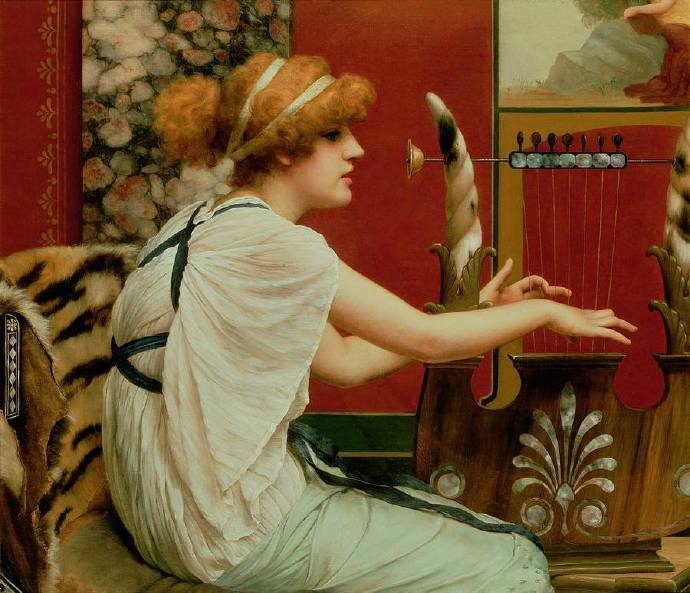 John William Godward《Music》（音乐）