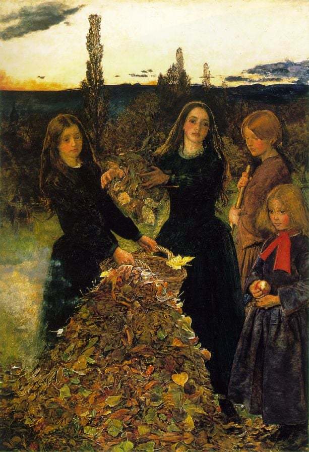 John Everett Millais《Autumn Leaves》（秋叶）