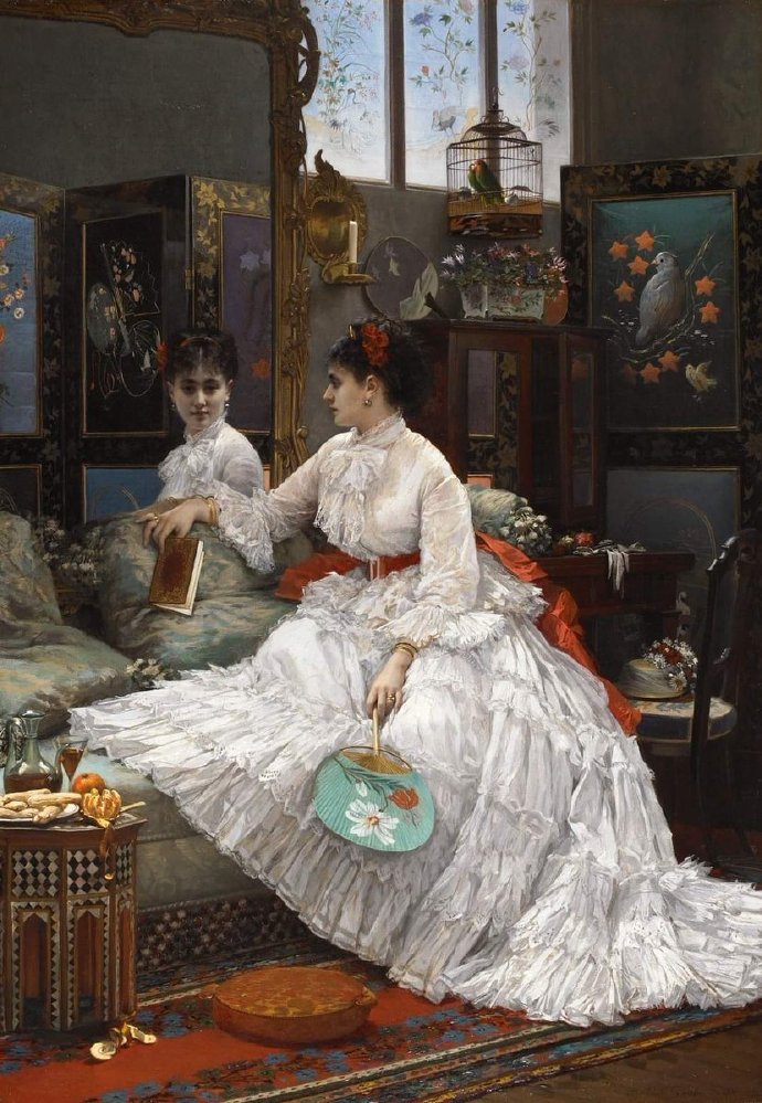 Jules Emile Saintin《Reflections》
