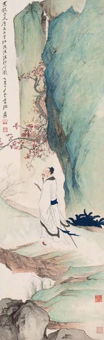 青绿山水画