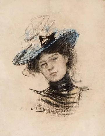 拉蒙·卡萨斯（Ramon Casas）人像画欣赏