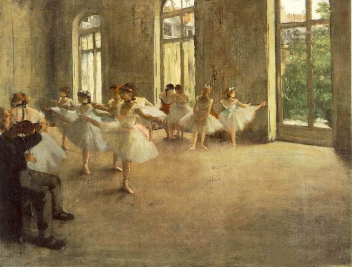 埃德加·德加（Edgar Degas）的芭蕾舞女孩