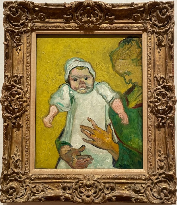 梵高《Madame Roulin And Her Baby》（母亲鲁林与她的孩子