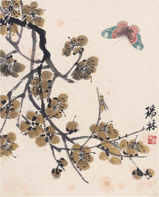 齐白石笔下的草虫