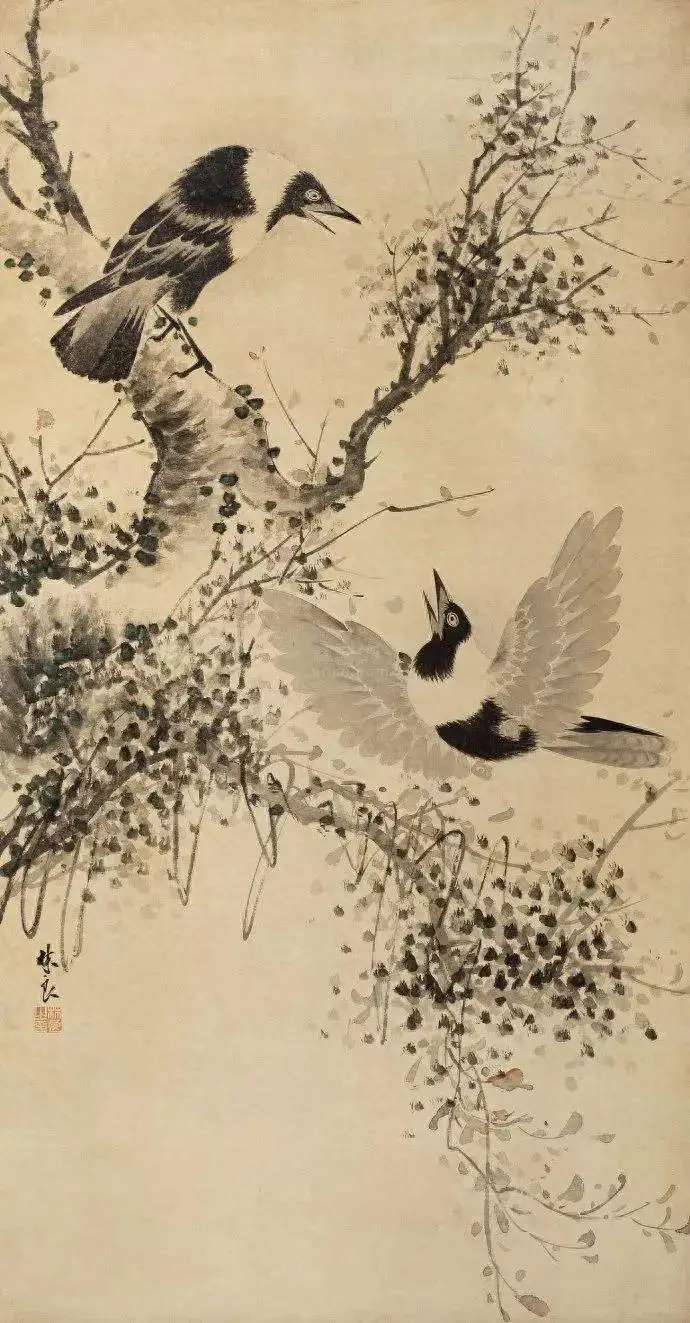 （明）林良水墨花鸟画欣赏