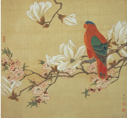 南京博物院收藏陈之佛工笔花鸟画欣赏