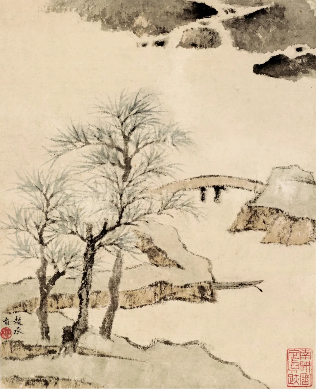 （清）查士标《山水图册》