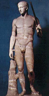 古希腊雕塑波利克里特斯《Doryphoros》（持矛者）