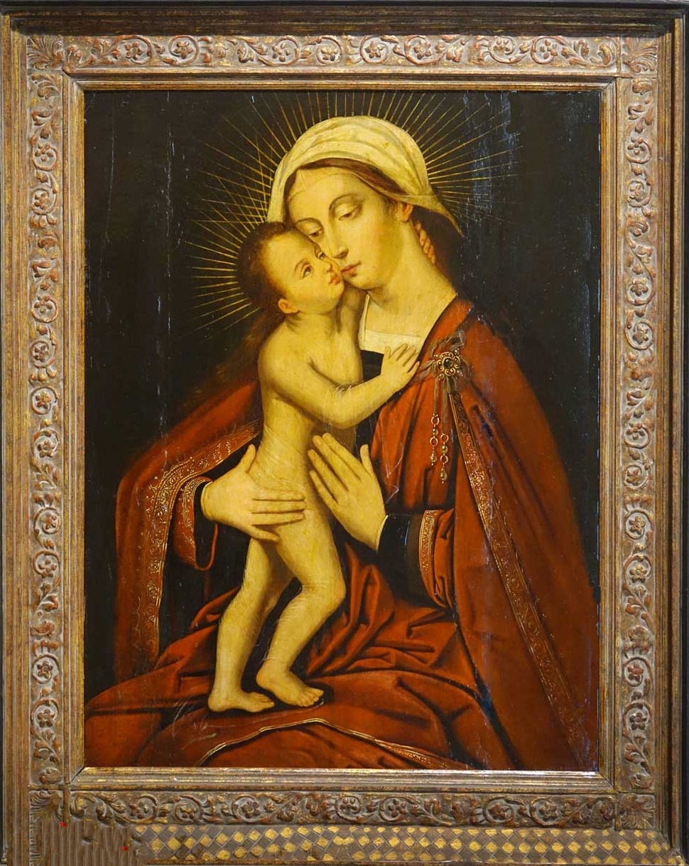 十七世纪弗拉芒画派的作品《Virgin And Child》（圣母子）