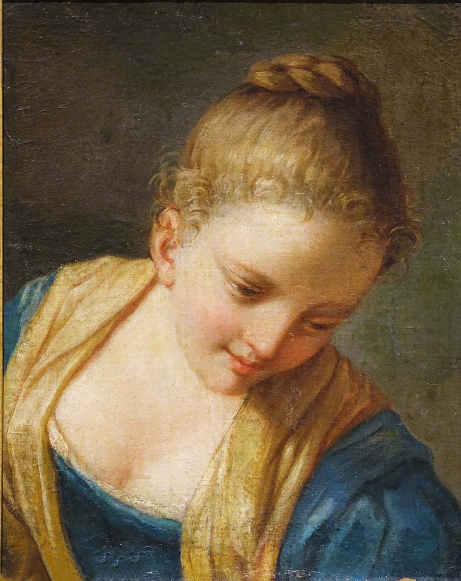 贝内德托·卢蒂《Head Of A Young Girl》（少女头部肖像）