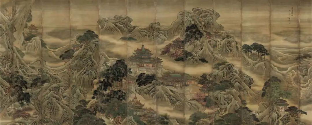 清代 袁耀《蓬莱仙境图》