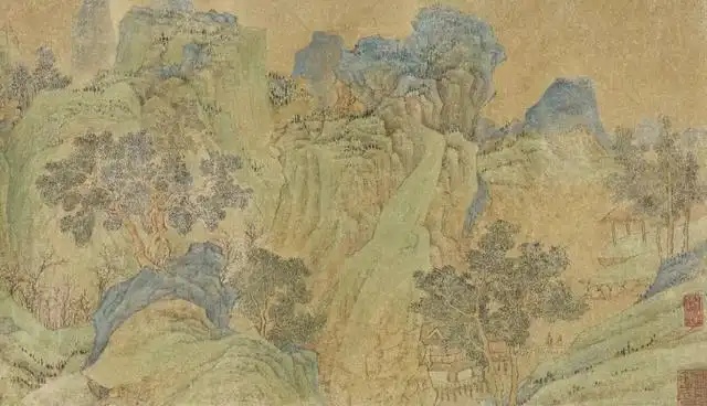 明代 王建章 蓬瀛春晓图卷