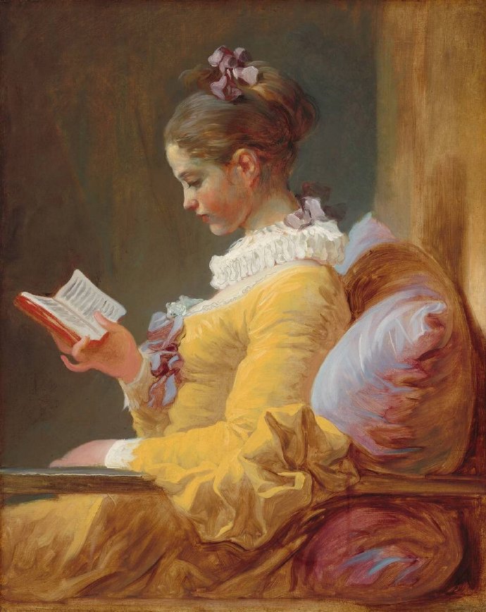 弗拉格纳尔《Young Girl Reading》（读书少女）