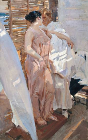 华金·索罗拉《The Pink Robe》 (粉色长裙）