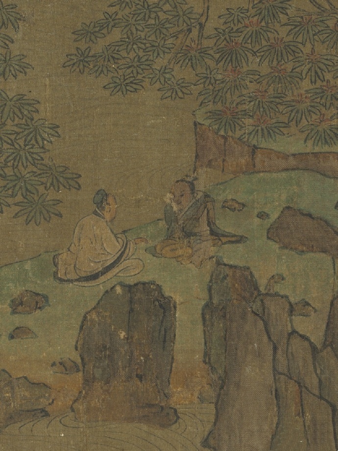 中国传世名画《山阴图》(唐)王维