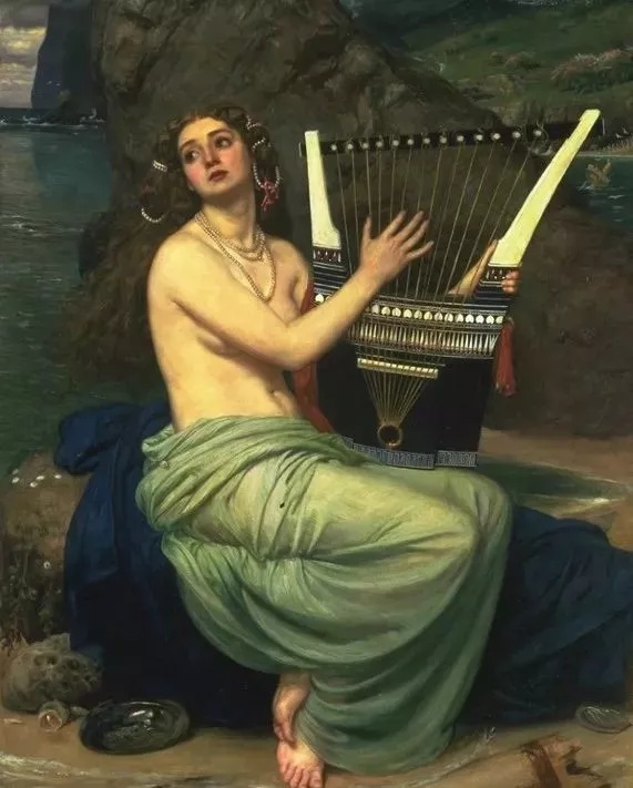 爱德华·约翰·波因特《The Siren》（海妖）