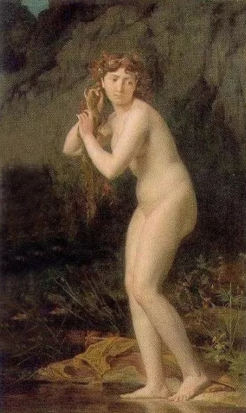 勒费弗尔《A Bathing Nude》（洗澡的裸体）