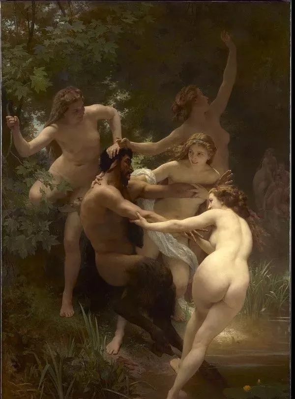 布格罗《Nymphs and Satyr》（宁芙与萨堤尔）