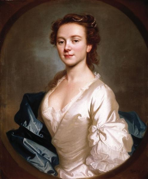 Allan Ramsay《Miss Craigie》（克雷吉小姐的肖像）