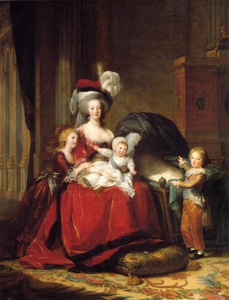 Louise Elisabeth Vigee Le Brun《Marie Ant