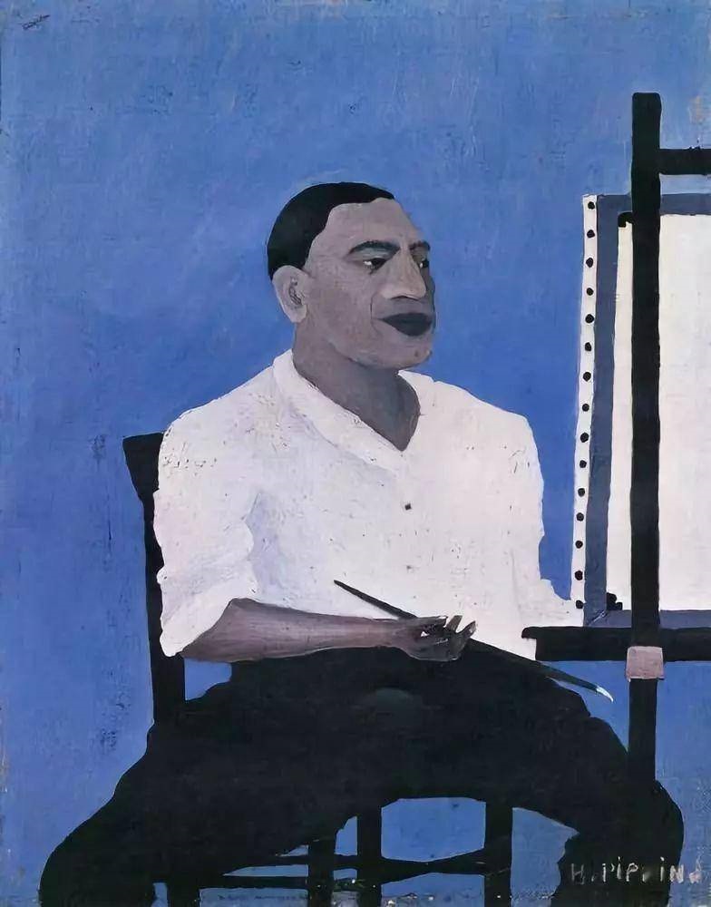 霍里斯·皮平《自画像》